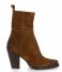 Shabbies  Western Ankle Boot Waxed Suede Warm Brown (2007)